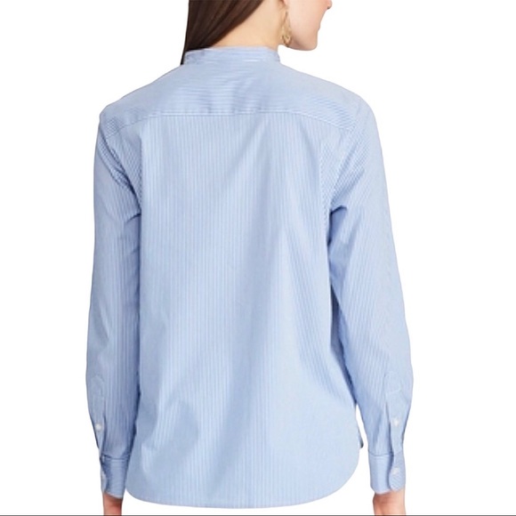 CHAPS | Chan Embroidered Stripe Tunic Top - Picture 2 of 8